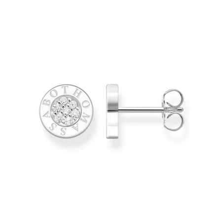 Pendientes Thomas Sabo Botón Plata y Circonitas Pavé H1547-051-14