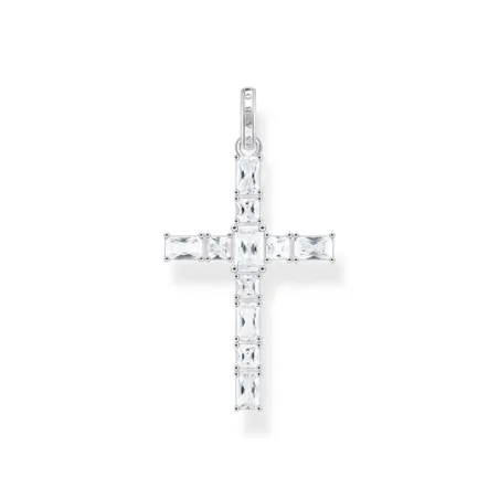 Colgante Thomas Sabo Cruz Plata y Circonitas Blancas PE939-051-14