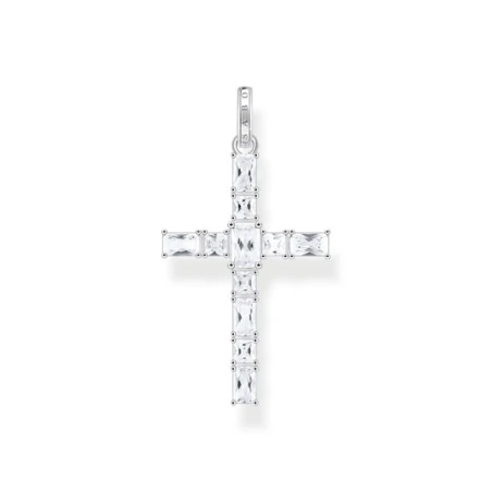 Colgante Thomas Sabo Cruz Plata y Circonitas Blancas PE939-051-14