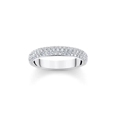 Anillo Thomas Sabo Plata y Circonitas Blancas TR2462-051-14
