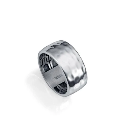 Anillo Viceroy Fashion Acero Martillado Hombre 14215A02200