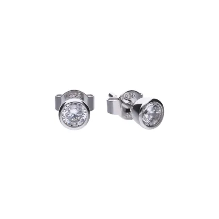 Pendientes DiamonFire Mujer Plata y Circonita blanca 0,5 ct E6630