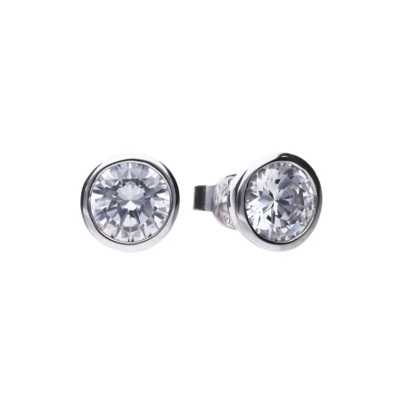 Pendientes DiamonFire Mujer Plata y Circonita blanca 3 ct E6622