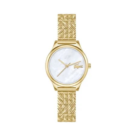 Reloj Lacoste Mini Crocodelle Dorado y Nácar Analógico Mujer 2001500
