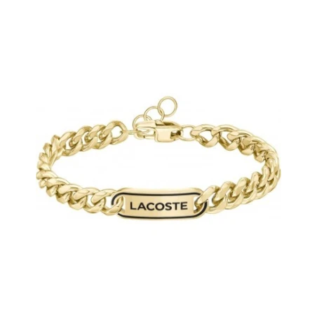 Pulsera Lacoste District Dorado Hombre 2040225