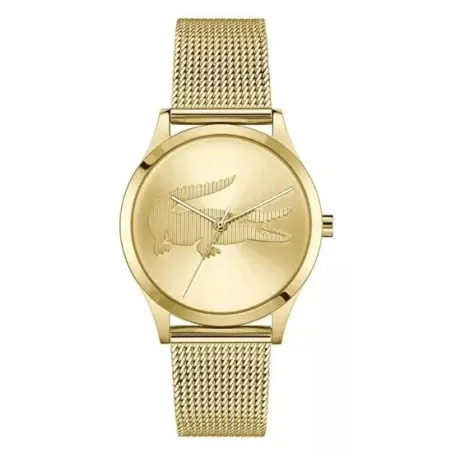 Reloj Lacostse Crocodelle Dorado Mujer Analógico 2001416