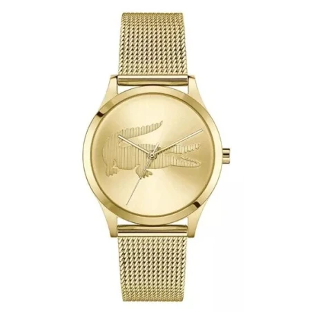 Reloj Lacostse Crocodelle Dorado Mujer Analógico 2001416