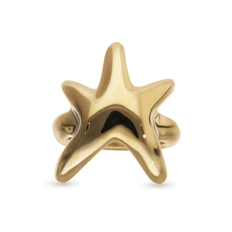 Anillo UNOde50 Stellaris Baño Oro ANI0881ORO000