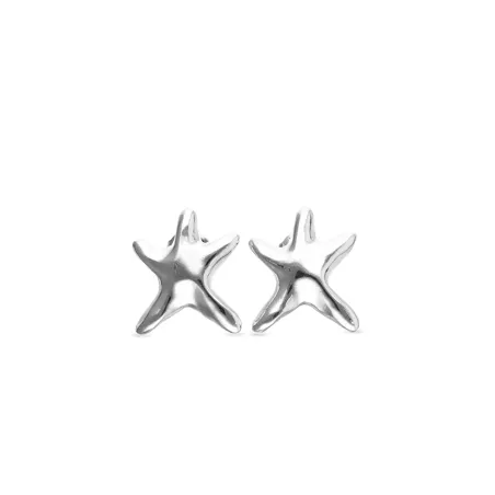 Pendientes UNOde50 Star Baño Plata PEN1098MTL0000U