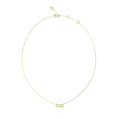 Collar Guess Love Bites Infinito Acero Baño Oro JUBN06047JWYGT-U