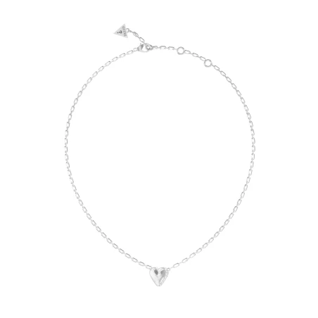 Collar Guess By Your Side Corazón Acero Inoxidable y Circonitas Blancas JUBN06087JWRHT-U