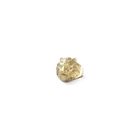 Anillo Guess Lion King Acero Baño Oro JUMR01307JWYG62