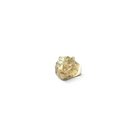 Anillo Guess Lion King Acero Baño Oro JUMR01307JWYG62