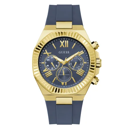 Reloj Guess Equity Azul y dorado Multifunción Hombre GW1011G2