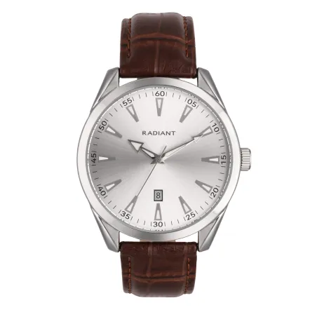 Reloj Radiant Ocean Code Marrón y Plateado Analógico RA695206