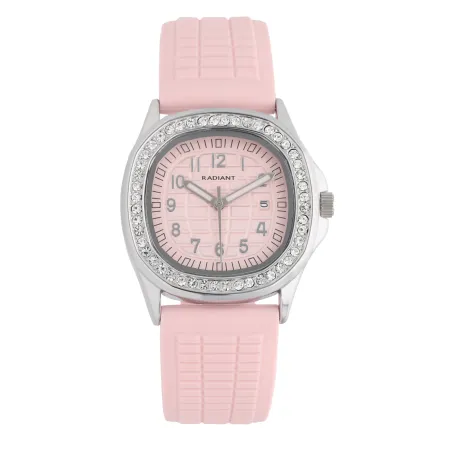 Reloj Radiant Azure Whisper Rosa y Plateado Analógico Mujer RA690205
