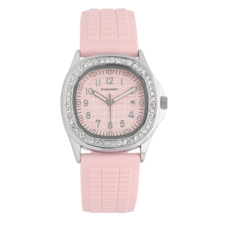 Reloj Radiant Azure Whisper Rosa y Plateado Analógico Mujer RA690205