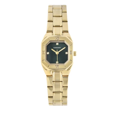 Reloj Radiant Palm Drive Dorado y Verde Analógico Mujer RA698201