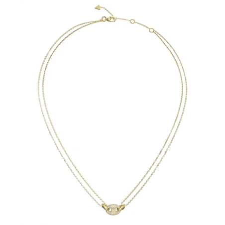 Collar Guess Marina Calabrote Acero Baño Oro y Circonitas Blancas JUBN06220JWYGT-U
