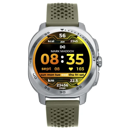 Smartwatch Mark Maddox Plateado y Verde Unisex HS2008-80