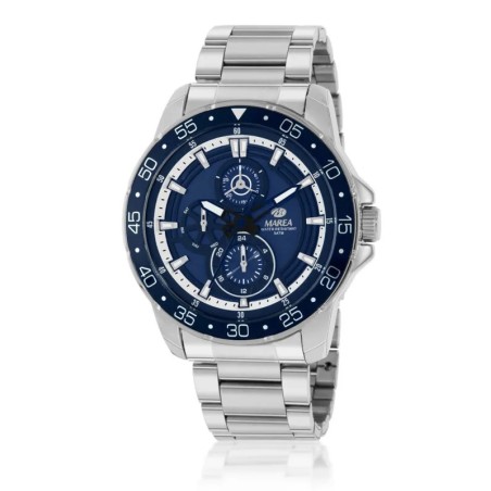Reloj Marea Plateado y Azul Multifunción Hombre B41450/2