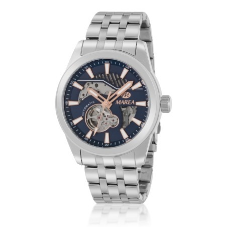Reloj Marea Plateado y Azul Automático Hombre B54304/2