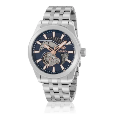 Reloj Marea Plateado y Azul Automático Hombre B54304/2