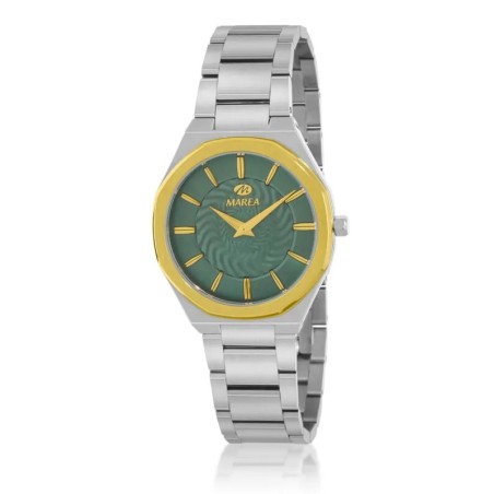 Reloj Marea Plateado, Dorado y Verde B54290/3