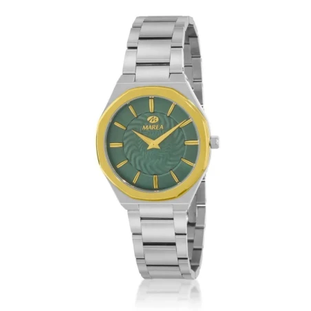 Reloj Marea Plateado, Dorado y Verde B54290/3