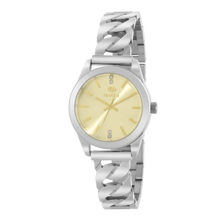 Reloj Marea Plateado y Amarillo Mujer Analógico B54249/7