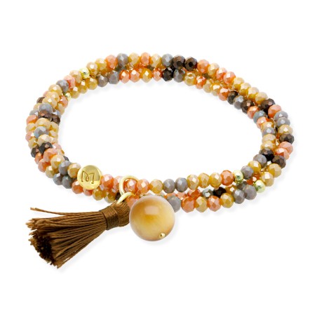 Pulsera Marina García Zen Sahara y Piedra Natural 91288UA
