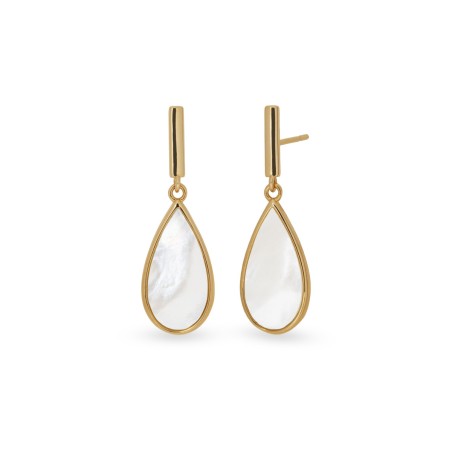 Pendientes Vidal&Vidal Fusión Baño Oro y Madreperla G4143