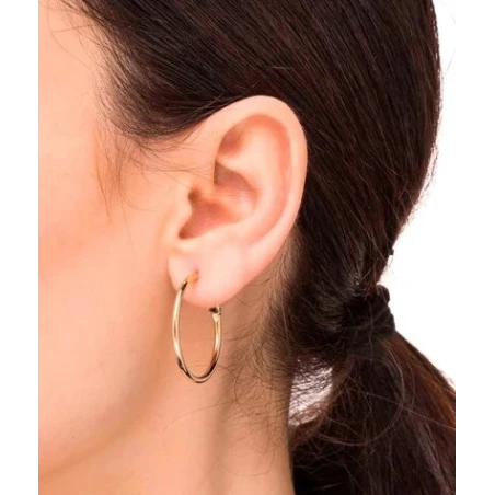Pendientes Vidal&Vidal Aro Baño Oro G2405D