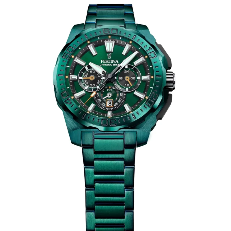 Reloj Festina Chrono Bike Verde Cronógrafo Hombre F20730/1 