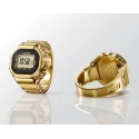 Reloj Anillo Casio Dorado Digital Mujer CRW-001G-9ER