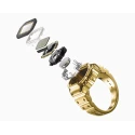Reloj Anillo Casio Dorado Digital Mujer CRW-001G-9ER