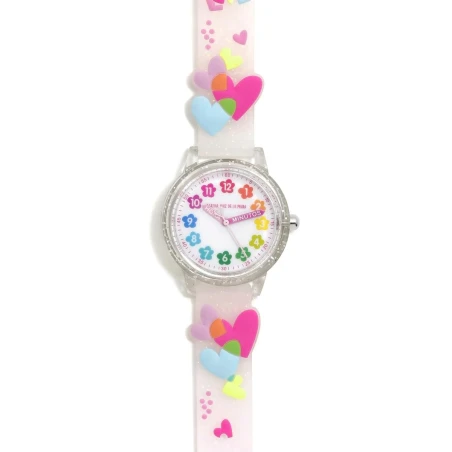 Reloj Agatha Ruiz de la Prada Gummy Corazones Rosa AGR410