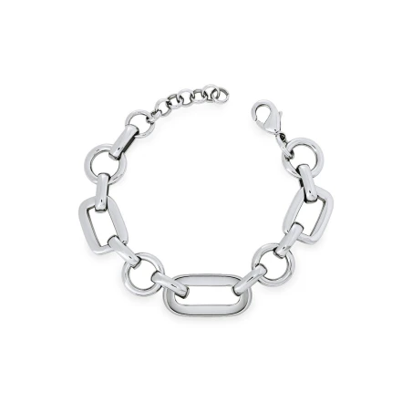 Pulsera Vidal&Vidal Bival Eslabones Baño Plata X2825117A