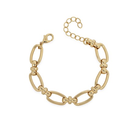 Pulsera Vidal&Vidal Anura Eslabones Baño Oro X9822017A