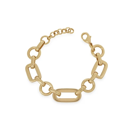 Pulsera Vidal&Vidal Bival Eslabones Baño Oro X9825217A