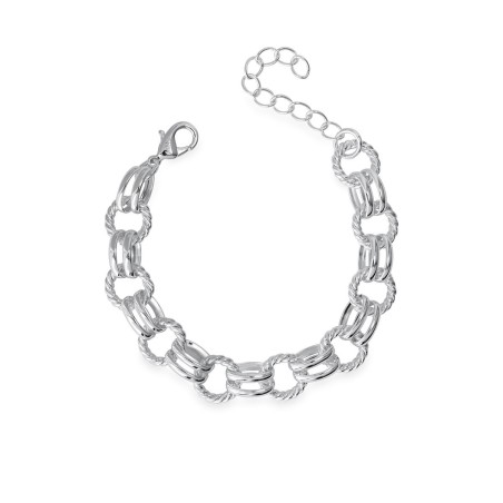 Pulsera Vidal&Vidal Eslabones Baño Plata X2791617