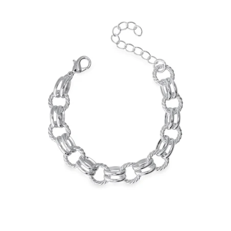Pulsera Vidal&Vidal Eslabones Baño Plata X2791617