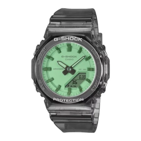 Reloj GShock Gris Transparente y Verde Analógico-Digital GMA-P2100SR-1AER 