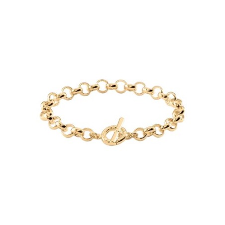 Pulsera Agatha Paris Jaseron Baño Oro 02480376-157-TU
