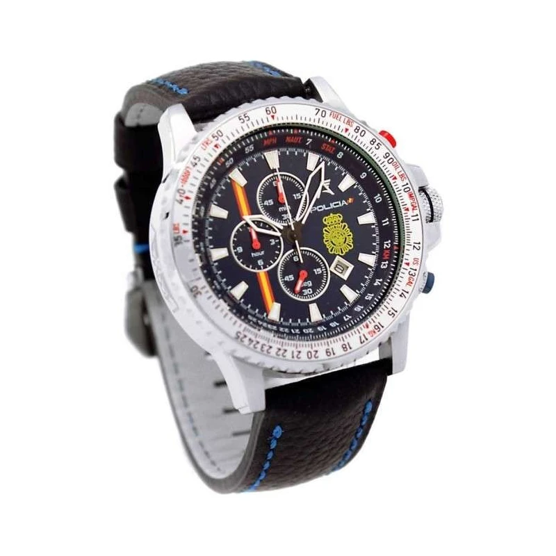 Reloj Aviador Policia Nacional Cronógrafo Hombre AV-1218-2-WP 