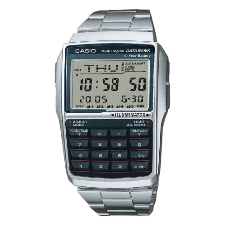 Reloj Casio Edgy Collection  Calculadora y Digital DBC-32D-1AES