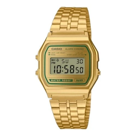 Reloj Casio Collection Vintage Dorado Digital UnisexA158WEGV-9AEF