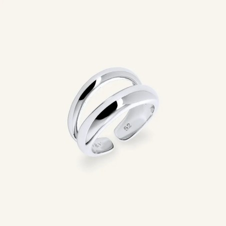 Anillo Vidal&Vidal Dúo Baño Plata X281591214