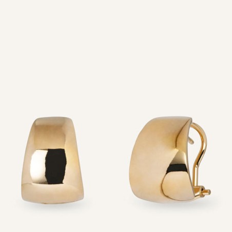 Pendientes Vidal&Vidal Semiluna Baño Oro G4021