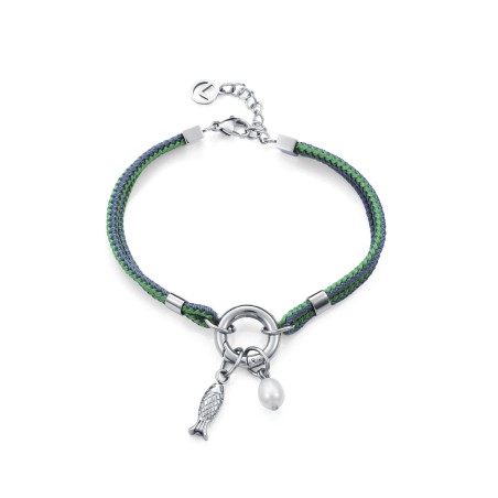 Pulsera Viceroy Fashion Cordón, Pez y Perla 14365P01016